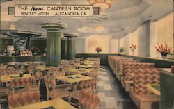 The New Canteen Room Bentley Hotel Alexandria, LA Postcard Postcard Postcard