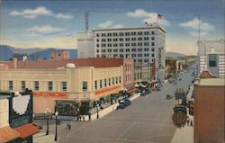 Central Ave. and Fourth St Postcard