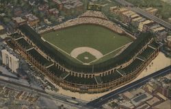 Wrigley Field Postcard