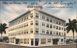 Hotel Leamington Miami, FL Postcard Postcard Postcard