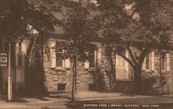 Suffern Free Library New York Postcard Postcard Postcard