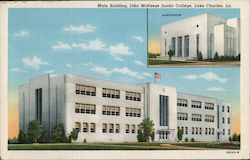 Main Building John McNeese Junior College Postcard