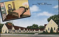 Huntwood Motel Postcard