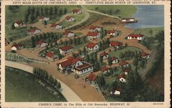 Fisher's Camp - Cottages and Restaurant Postcard