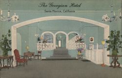 The Georgian Hotel Santa Monica, CA Postcard Postcard Postcard