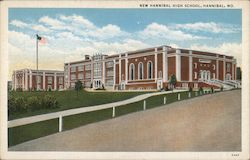 New Hannibal High School Postcard