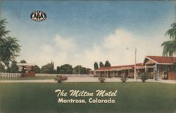 The Milton Motel Montrose, CO Postcard Postcard Postcard