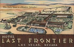 Hotel Last Frontier Postcard