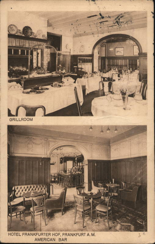 Hotel Frankfurter Hof - Grillroom & American Bar Frankfurt am Main Germany