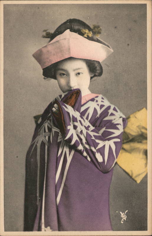 Young Japanese Woman with typical dress