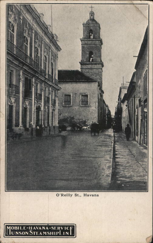 O'Reilly Street - Munson Steamship Line Havana Cuba