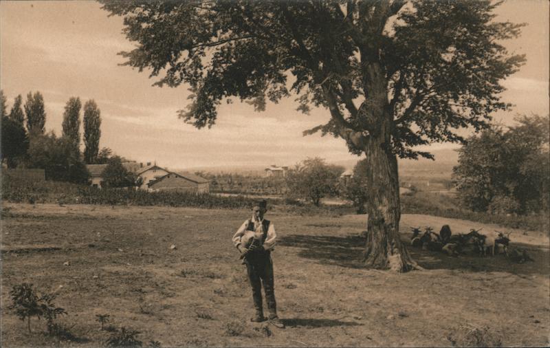 Un coin des environs de Nisch - Environs of Nisch - View of the country Niš Serbia