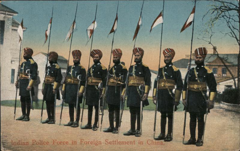 Indian Police Force in Foreign Settlement in China