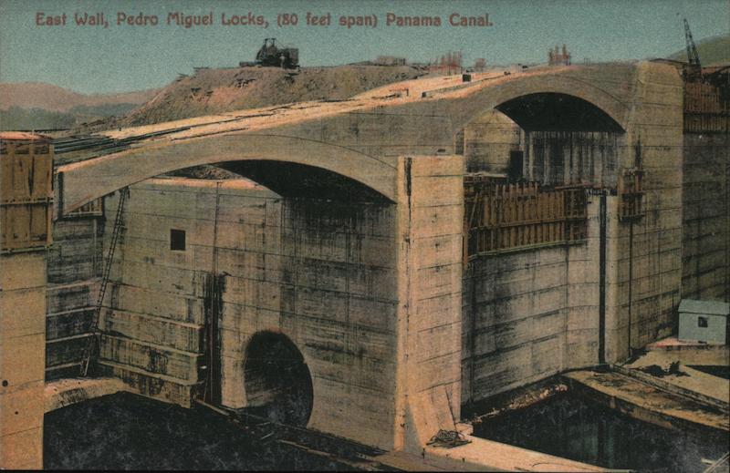 East Wall, Pedro Miguel Locks, Panama Canal