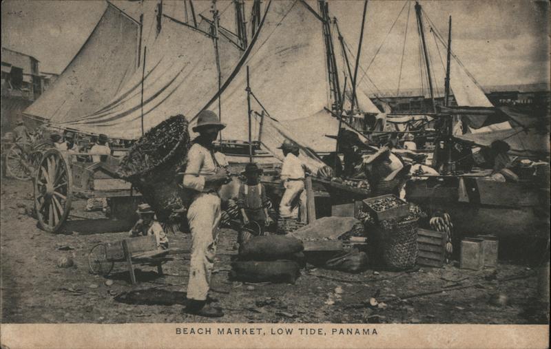 Beach Market, Low Tide Panama