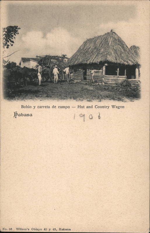 Hut and Country Wagon Havana Cuba