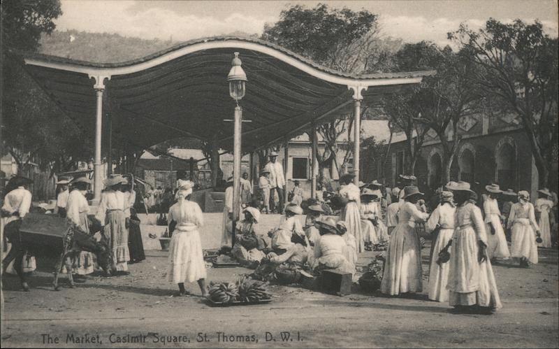 The Market, Casimir Square, St. Thomas, D:W:I: Virgin Islands