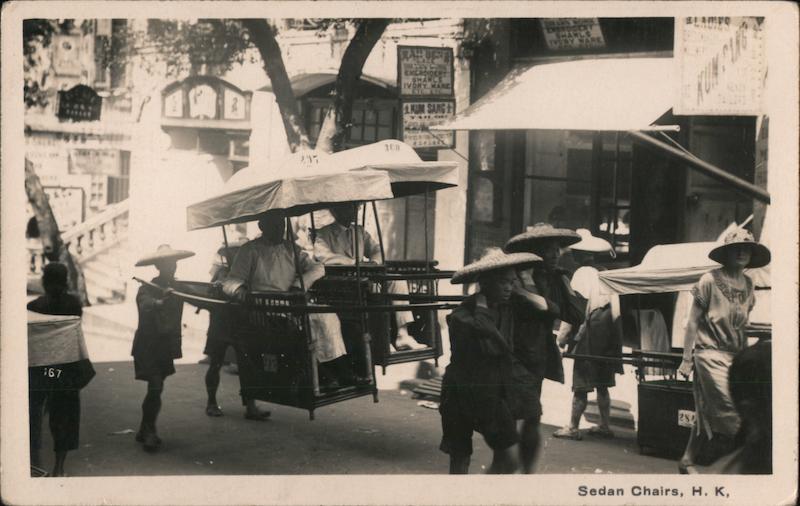 Sedan Chairs Hong Kong China