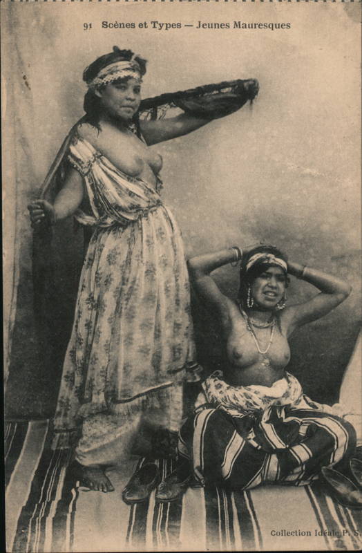 Scènes et Typers - Jeunes Mauresques Risque & Nude