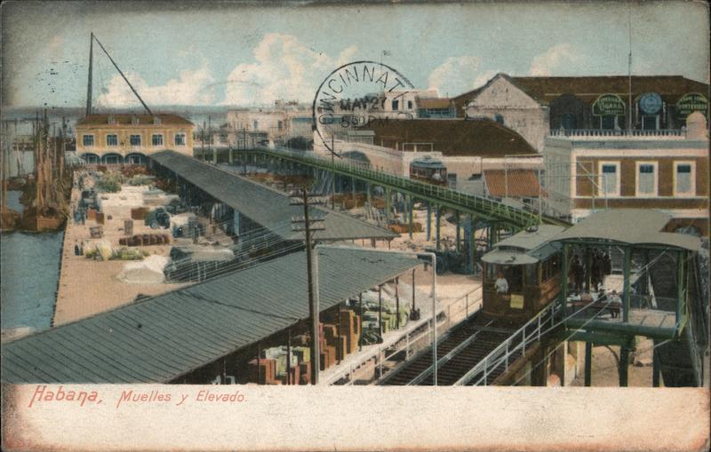 Muelles y Elevado Havana Cuba