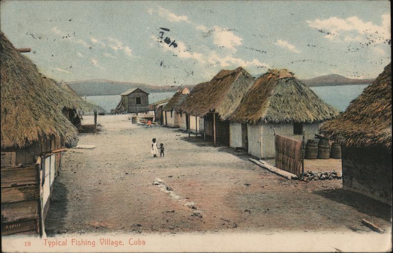 Typical Fishing Village Cuba