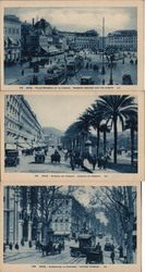 Set of 3: City Views of Nice Postcard