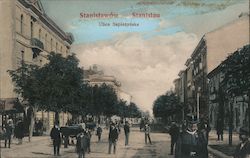 Ulica Sapieżyńska, Stanislawow Warsaw, Poland Eastern Europe Postcard Postcard Postcard