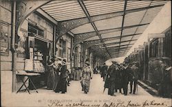 Interieur de la Gare Postcard