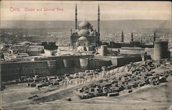 Citadel and General View Cairo, Egypt Africa Postcard Postcard Postcard