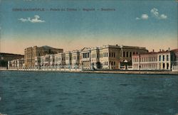 Constantinople - Palais du Dolma - Bagtché - Bosphore Turkey Greece, Turkey, Balkan States Postcard Postcard Postcard