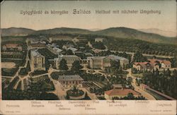 Heilbad mit nächster Umgebung Sliač, Slovakia Eastern Europe Postcard Postcard Postcard