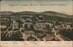 Heilbad mit nächster Umgebung Postcard