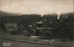 A view of the city with factories Postcard