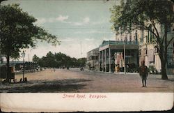 Strand Road Rangoon Yangon, Burma Southeast Asia Postcard Postcard Postcard
