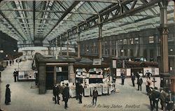 Midland Railway Station, Bradford Postcard
