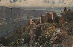 Baden-Baden - Altes Schloss Postcard