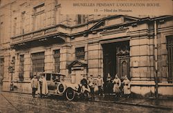 Bruxelles pendant l'occupation Boche, 13 - Hotel des Monnaies Postcard
