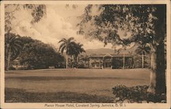 Manor House Hotel, Constant Spring, Jamaica, B.W.I. Postcard