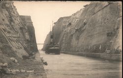 Corinth, the canal Postcard