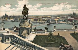 Budapest Jeno herceg szobra - Monument des Prinzen Eugen Postcard