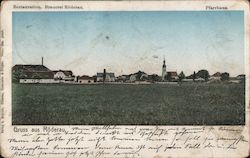 Gruss aus Röderau - Restauration, Brauerei, Pfarrhaus Postcard