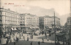 Puerta Del Sol Madrid, Spain Lacoste Postcard Postcard Postcard
