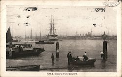 H.M.S. Victory from Gosport UK Hampshire Postcard Postcard Postcard