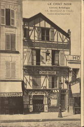 Le Chat Noir - Caveau Artistique - 68, Boulevard de Clichy - Paris-Montmartre Postcard