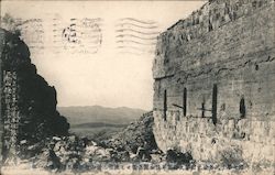 The Battlement on Erhlungshan, Zhongshan, Port Arthur Postcard