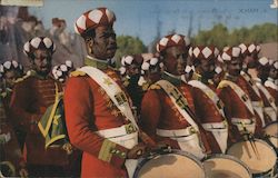 Maroc - La Musique de la Garde Noire de Sa Majesté le Sultan Postcard