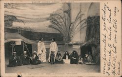 Natives of the Assouan Village - Earl's Court Exhibition 1903 Postcard