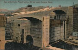 East Wall, Pedro Miguel Locks, Panama Canal Postcard