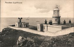 Pendeen Lighthouse UK Postcard Postcard Postcard