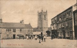 Parish Church, St. Just Postcard